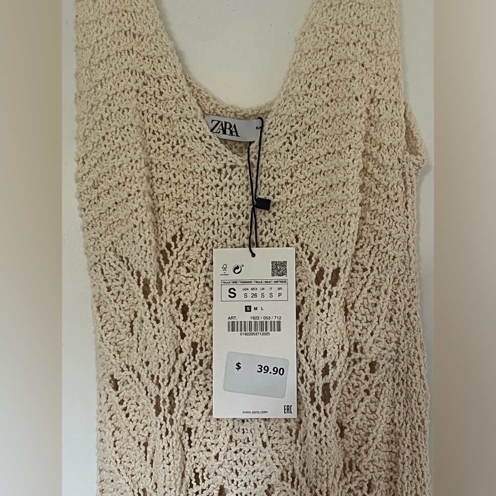 Zara Knit Summer Dress - NWT